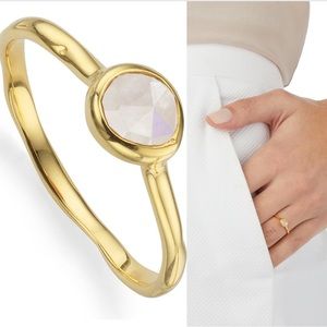 Monica Vinader NWOT Siren Small semi precious stone stacking ring